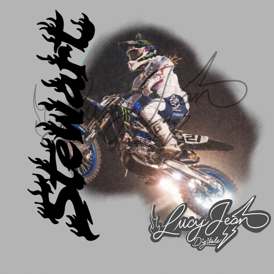 #27 dirt bike rider png (two colorways included)- 2026