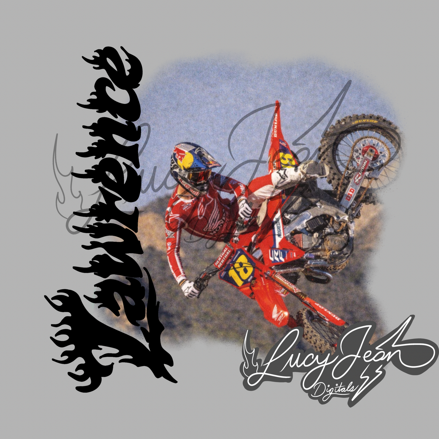 #18 dirt bike rider png (two colorways included)- 2026