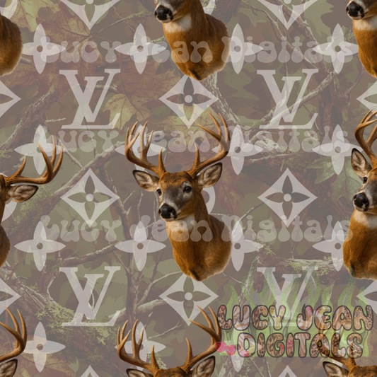 Boujee camo Deer Seamless File