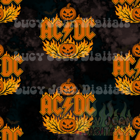 Rock band halloween Seamless File