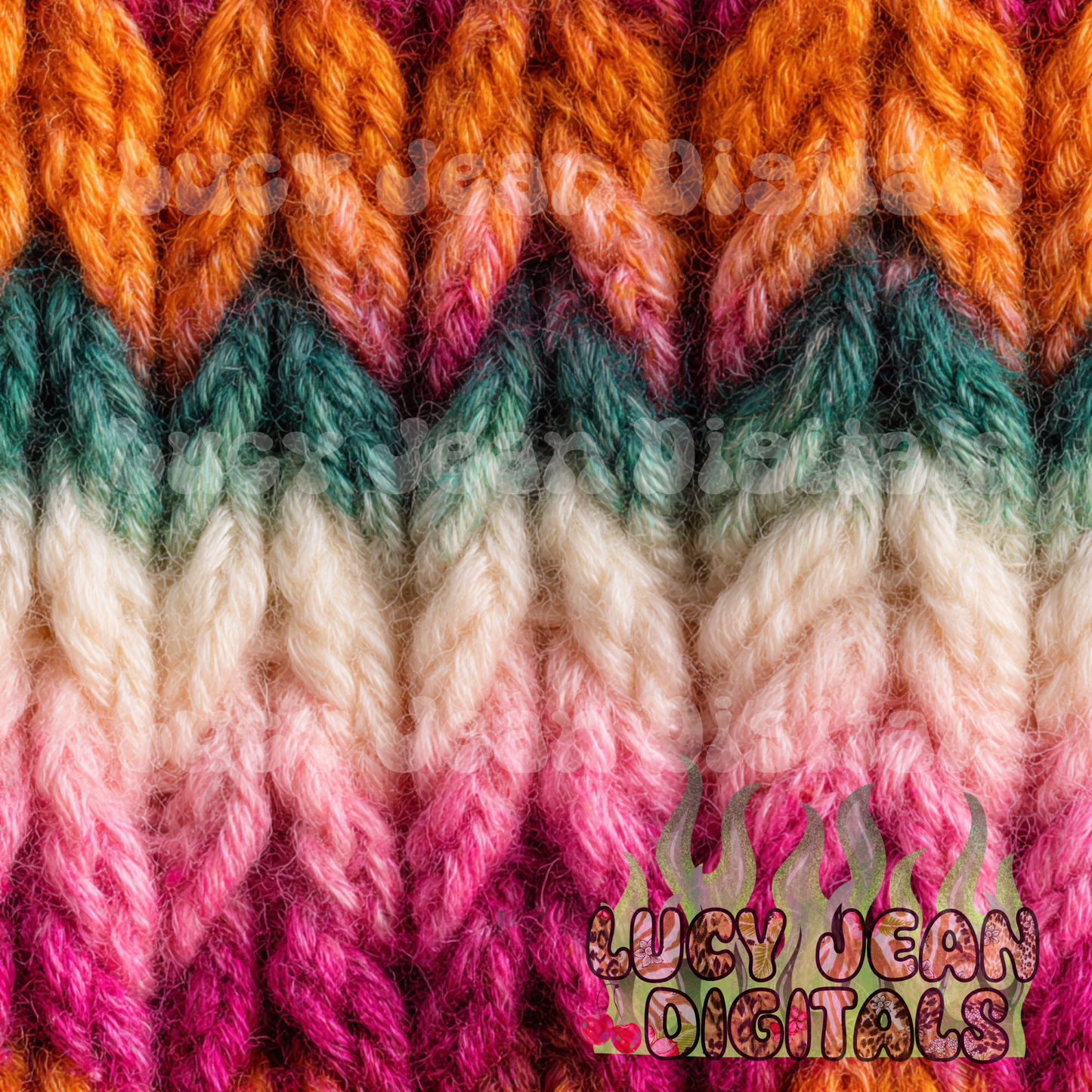 Chunky yarn sweater seamless File