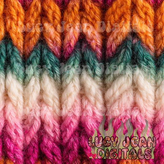 Chunky yarn sweater seamless File