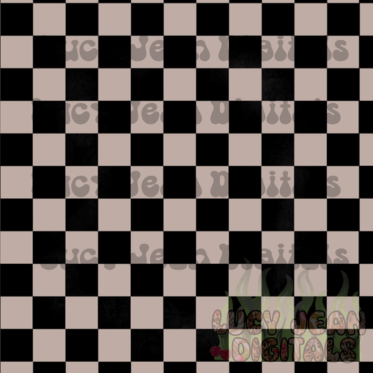 Black/light taupe checkered Seamless File