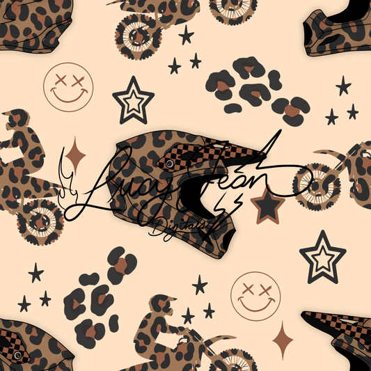 Cheetah moto dirt bike seamless file- 2026