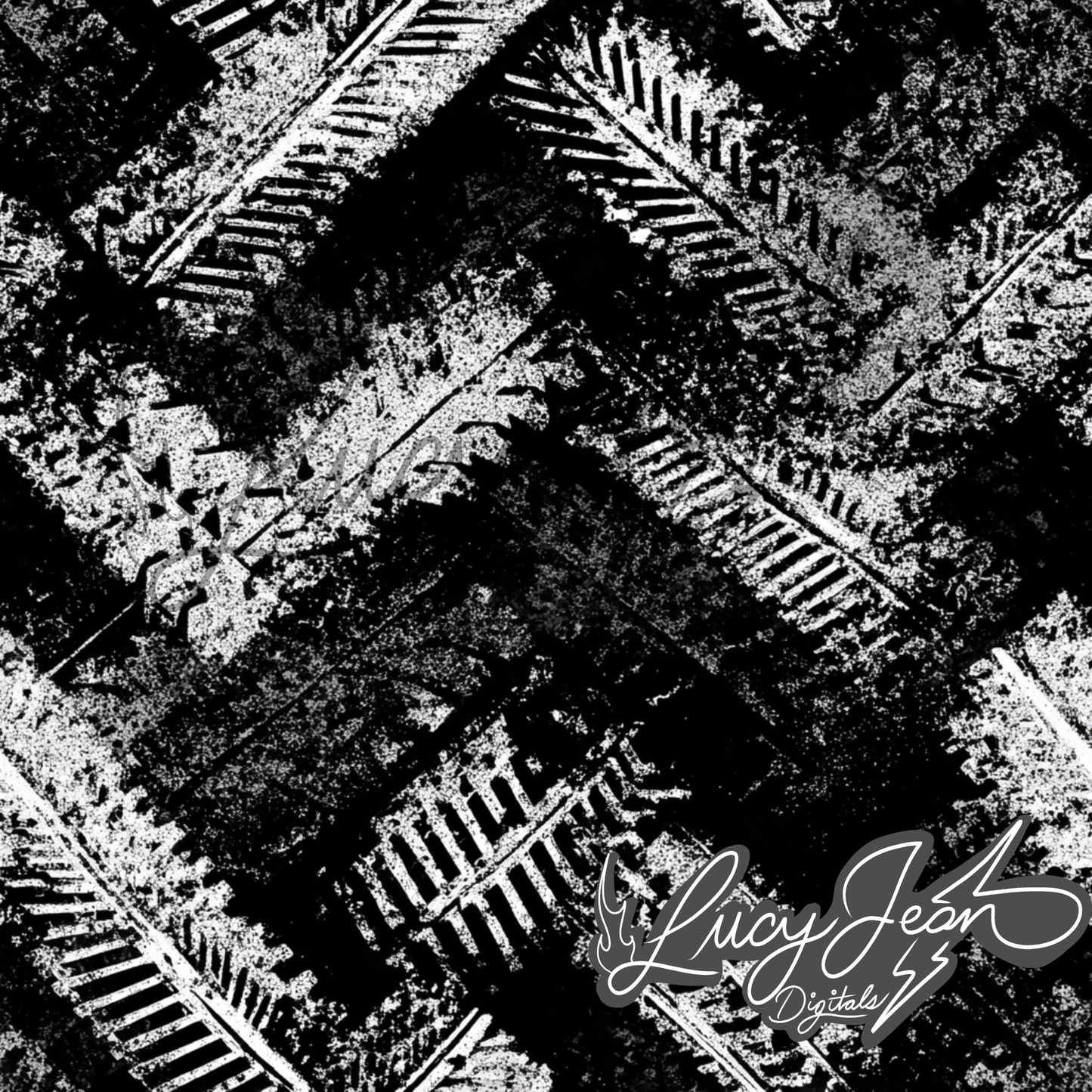 Black/white tracks Seamless File- 2026