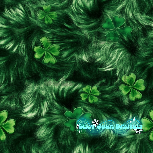 Shamrock Faux fur Seamless file