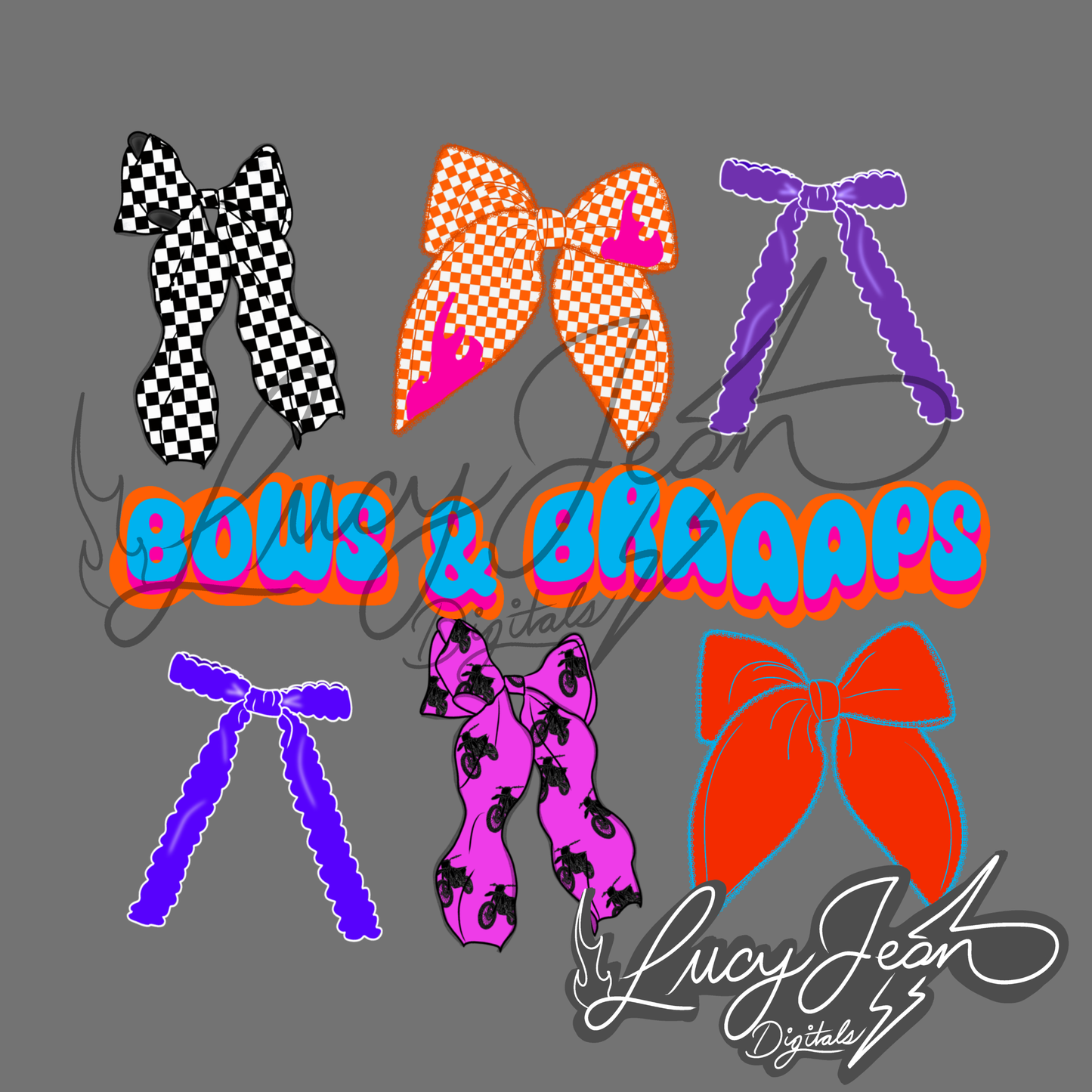 Bows and braaaps PNG- 2026