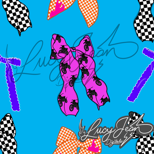 Bows and bikes Seamless File- 2026