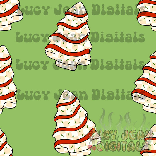Checkered Tree Cake Seamless File