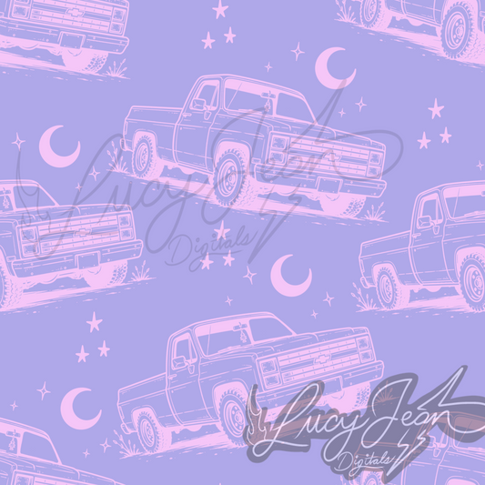 Purple square body truck seamless file- 2026