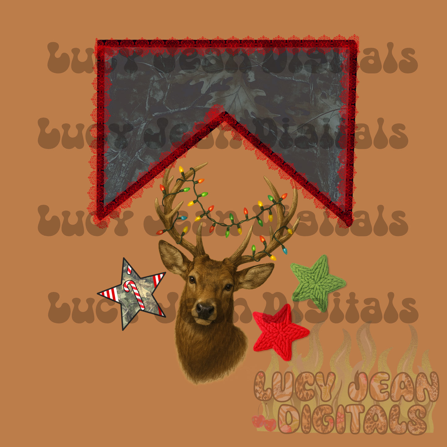 Christmas Deer PNG