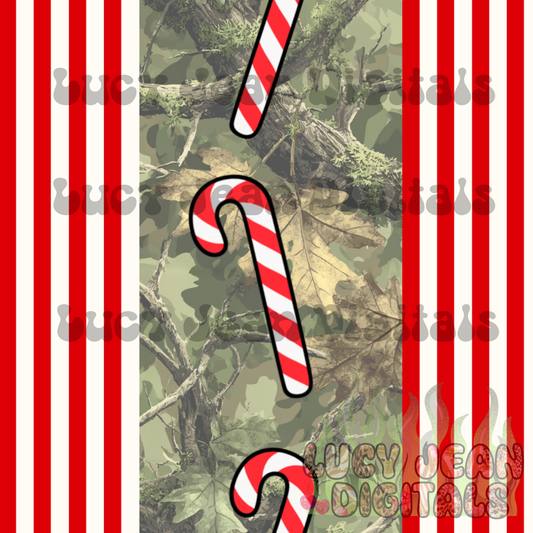 Candy cane Camo Seamless File