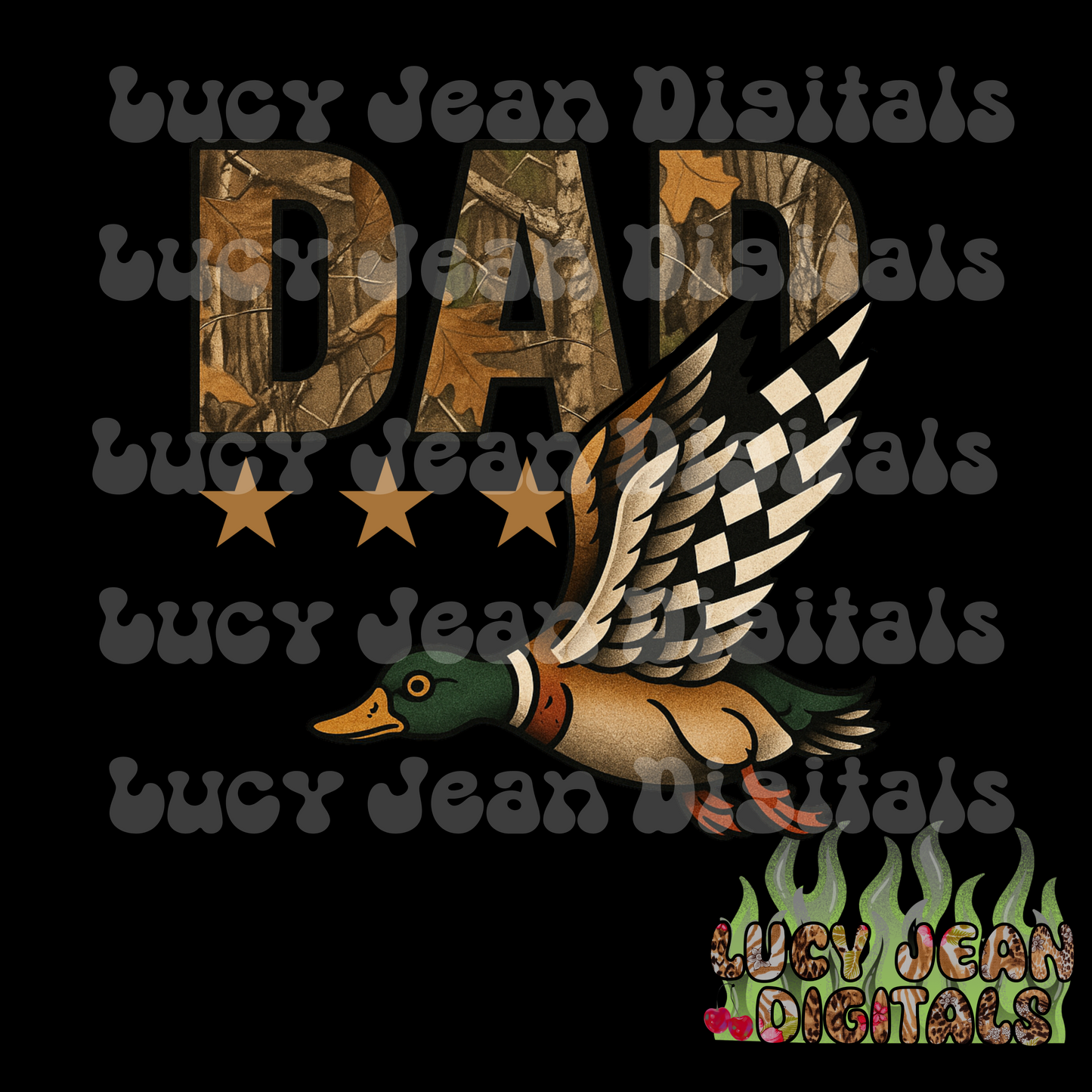 Camo Dad PNG