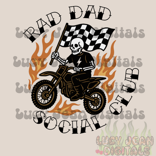 Skeleton dirtbike PNG