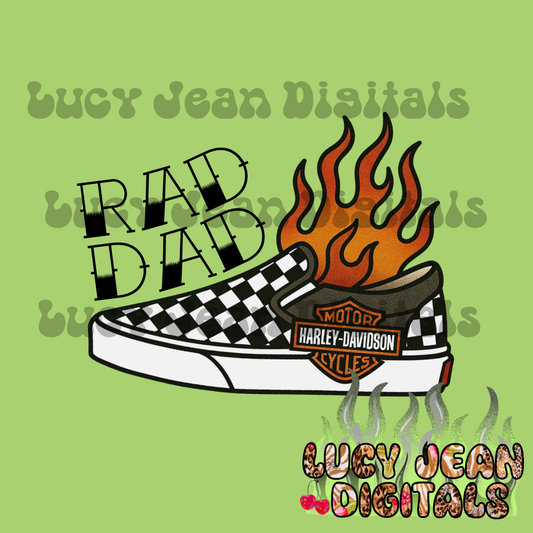 Rad Dad Sneaker PNG