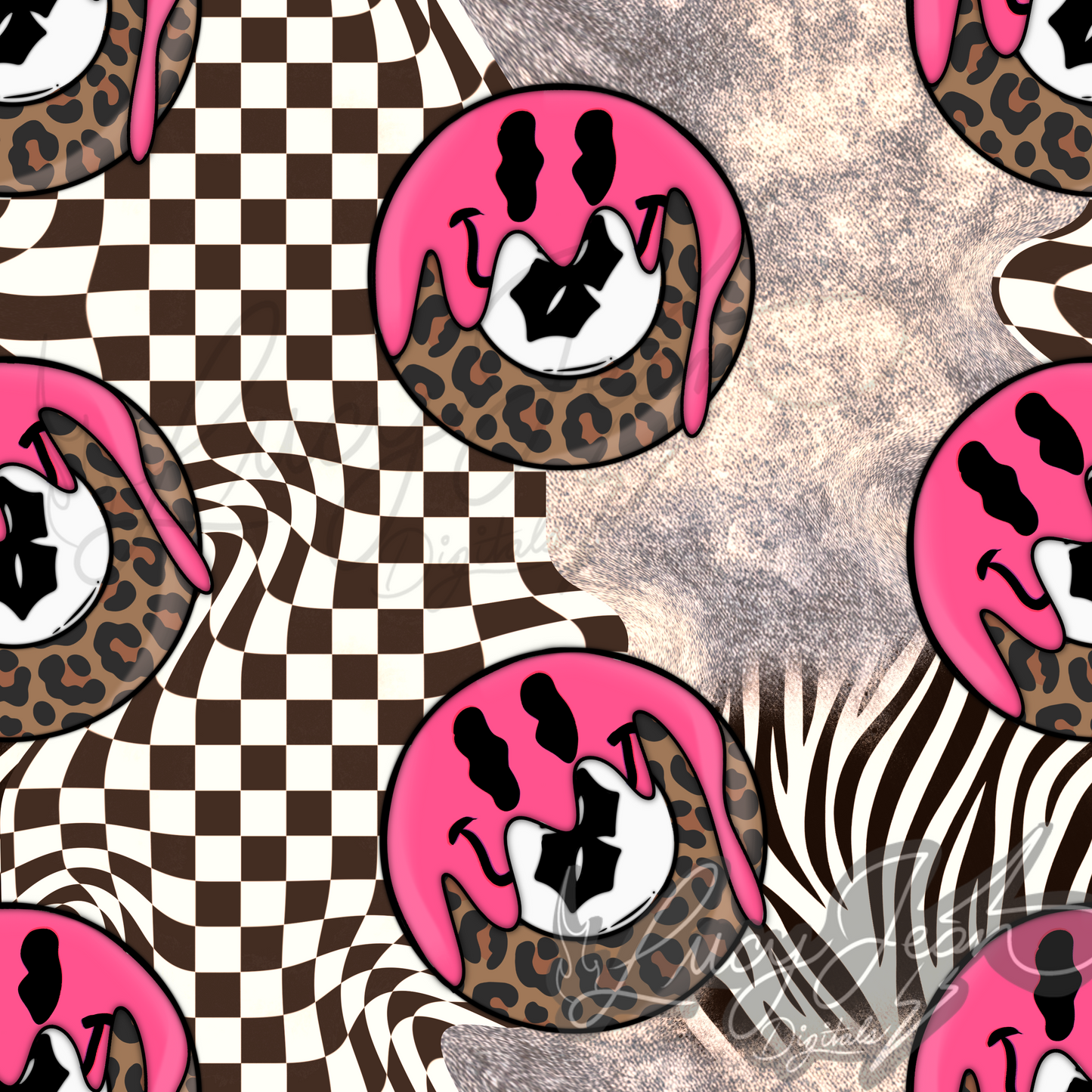 Drippy pink 8ball seamless file- 2026