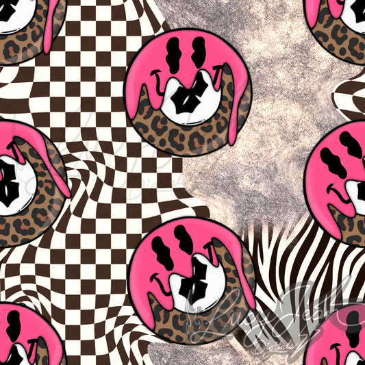 Drippy pink 8ball seamless file- 2026