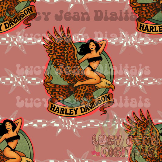 leopard eagle HD motorcycle Seamless File