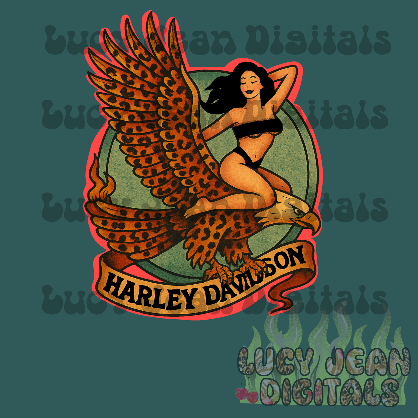 leopard eagle HD motorcycle PNG