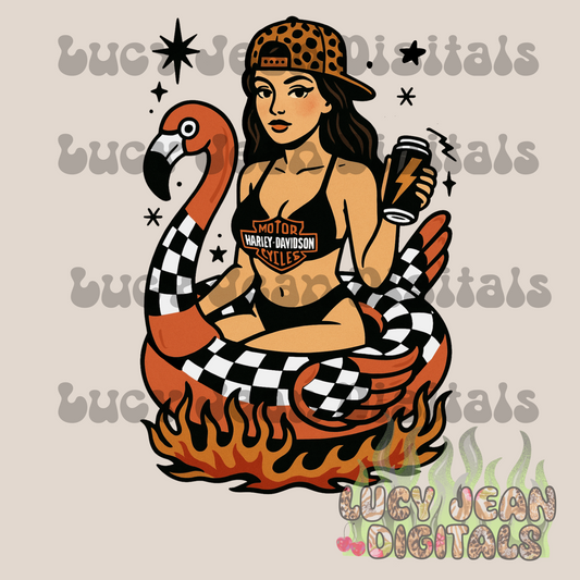 Hd Motorcycle Pool Float PNG