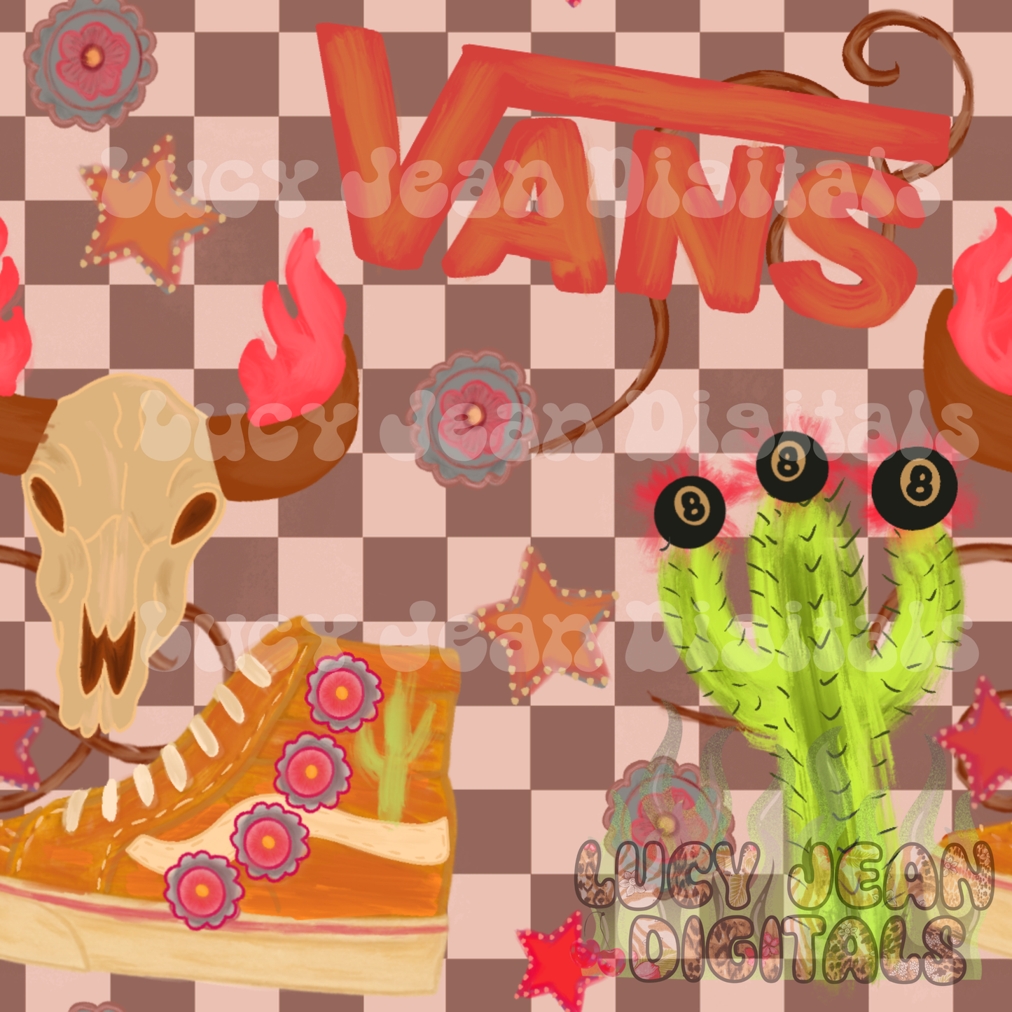 LIMITED WESTERN SNEAKER SEAMLESS FILE