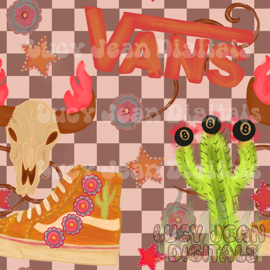 LIMITED WESTERN SNEAKER SEAMLESS FILE