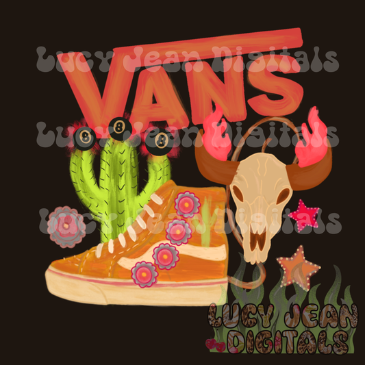 LIMITED WESTERN SNEAKER PNG
