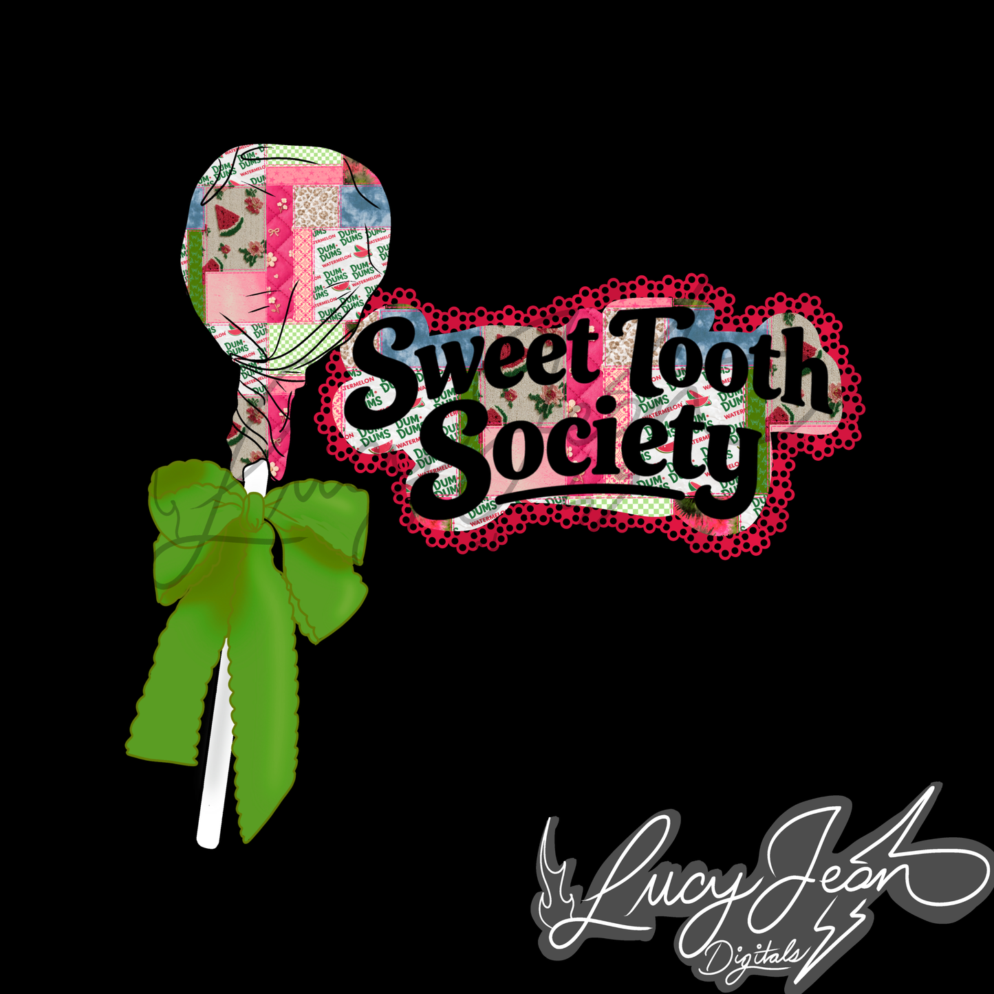 Sweet tooth society lollipop PNG - 2026