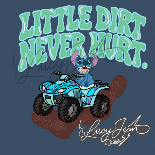 Blue Alien + 4-wheeler PNG- 2026