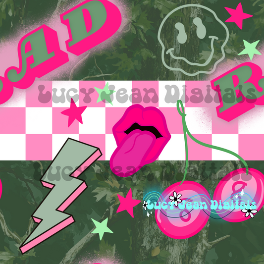 Pink Rad Camo seamless file
