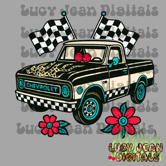 Retro Truck PNG