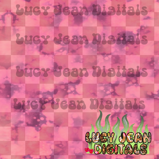 Pink acid washed checkered Seamless File