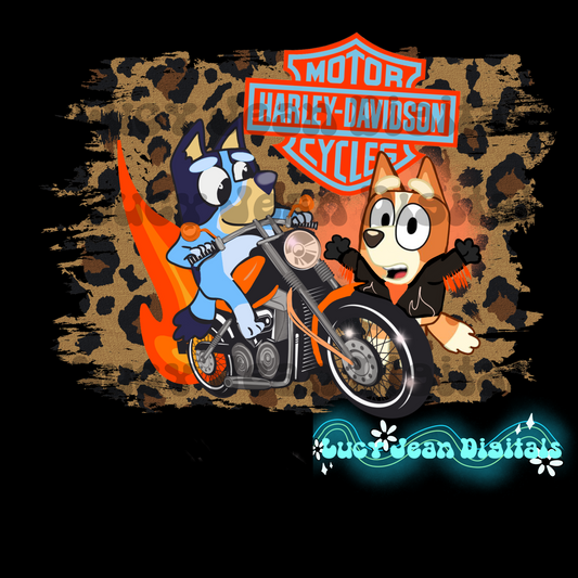 Blue Dog HD Moto PNG