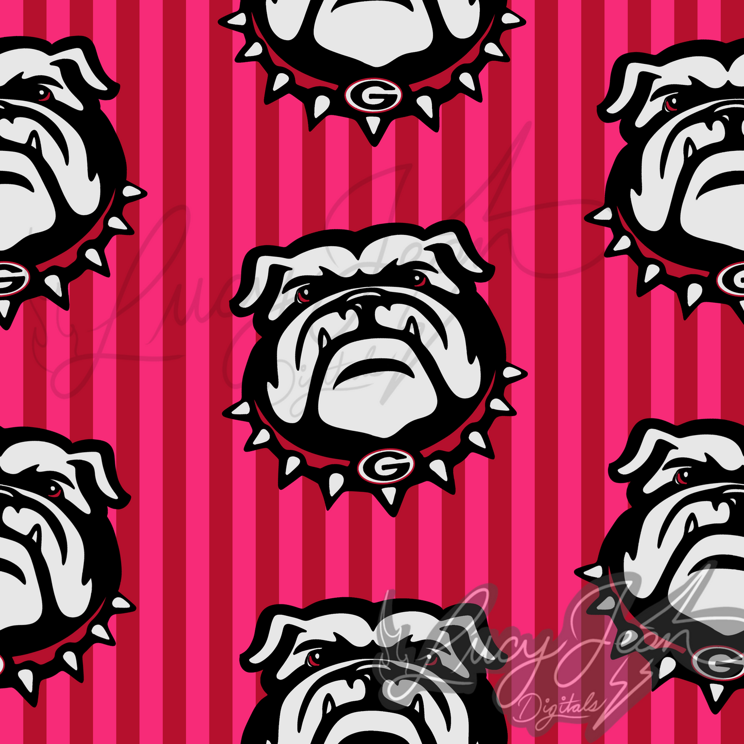 GA Bulldogs college football seamless file-2026