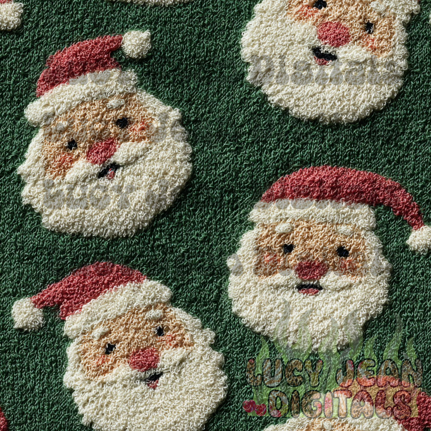 Sweater Santa Seamless File