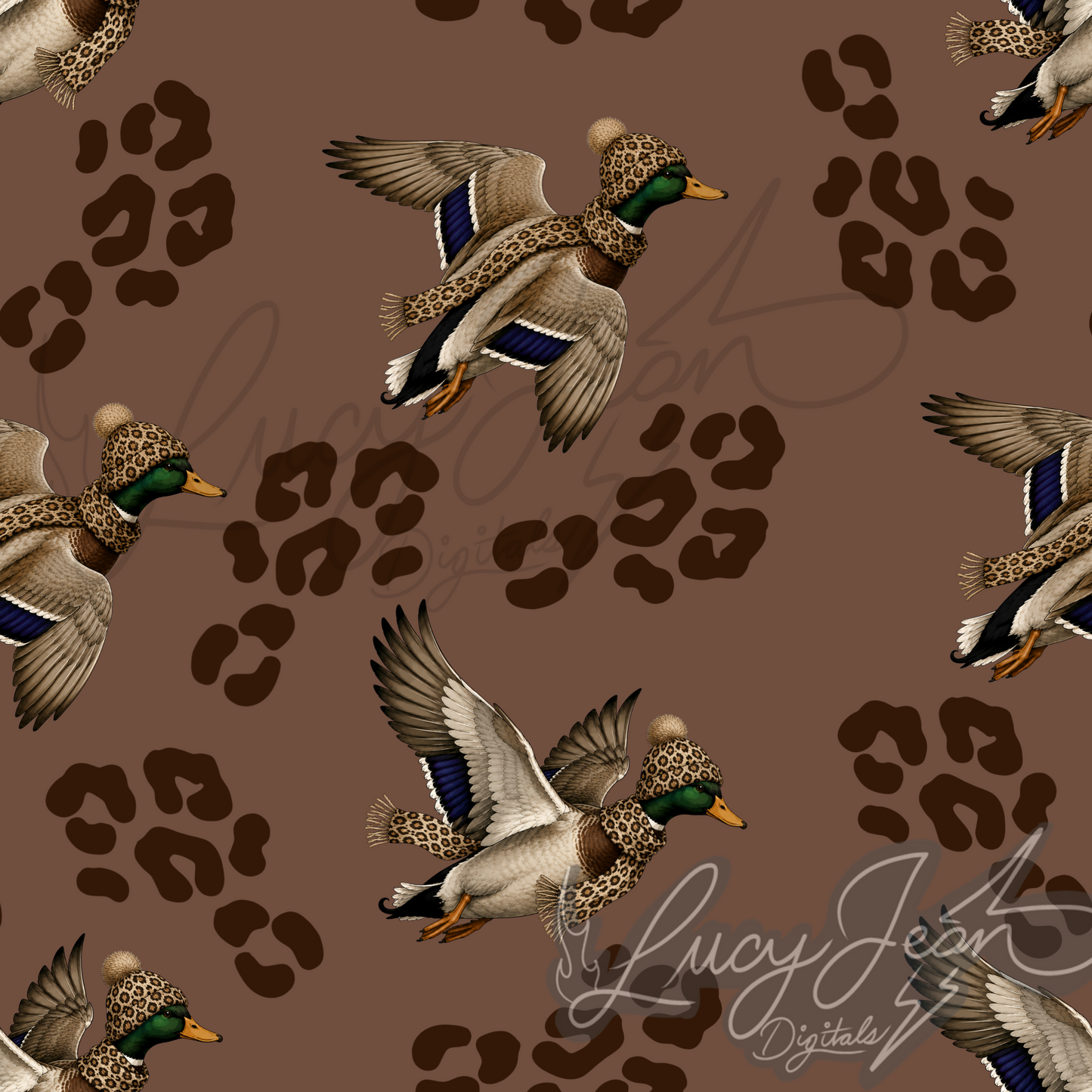 Cheetah Mallard seamless file-2026
