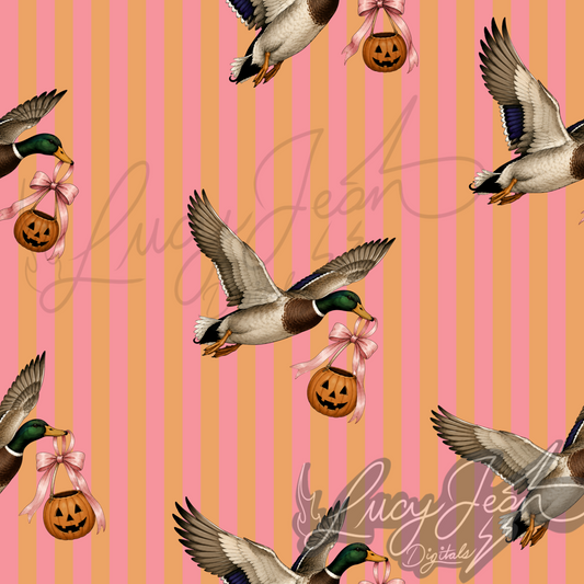 mallard pumpkin seamless file-2026