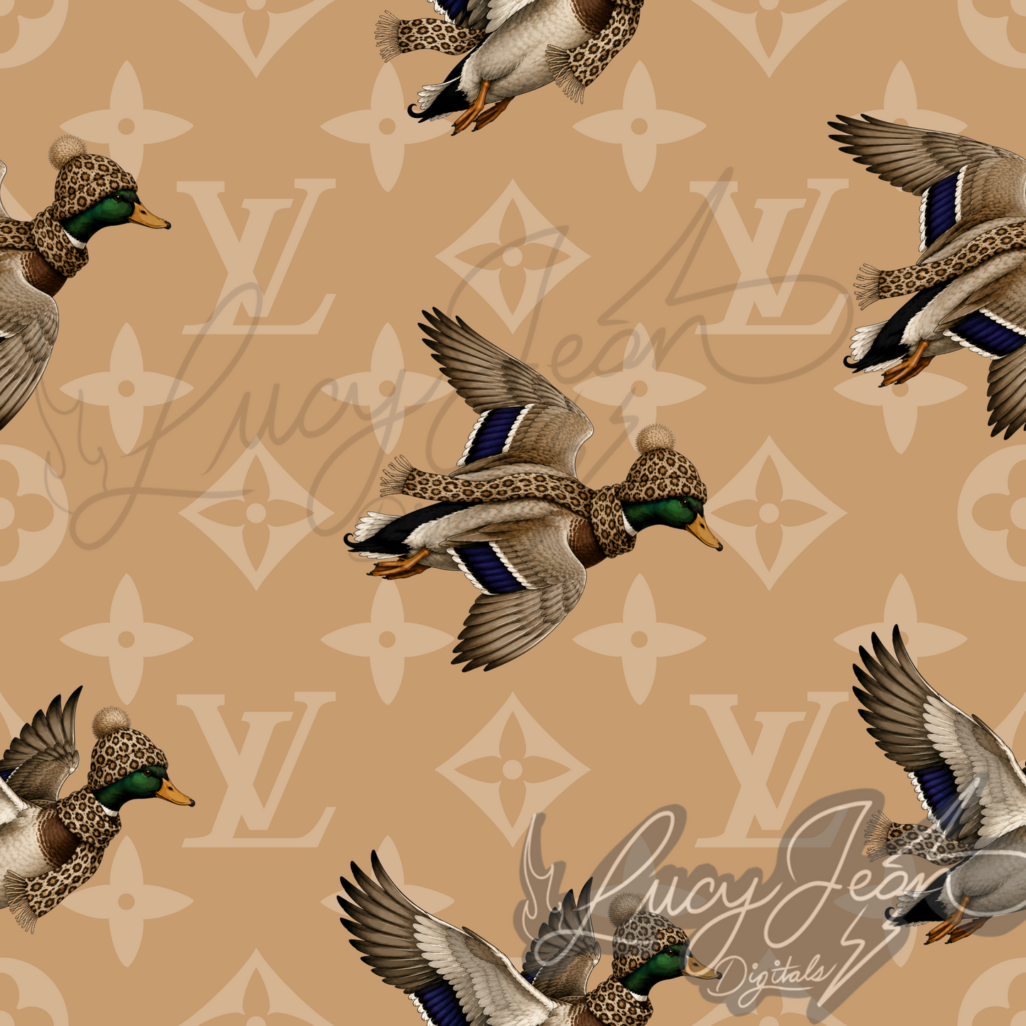Boujee Cheetah Mallard seamless file-2026