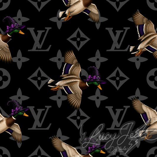 Boujee mallard witch seamless file-2026