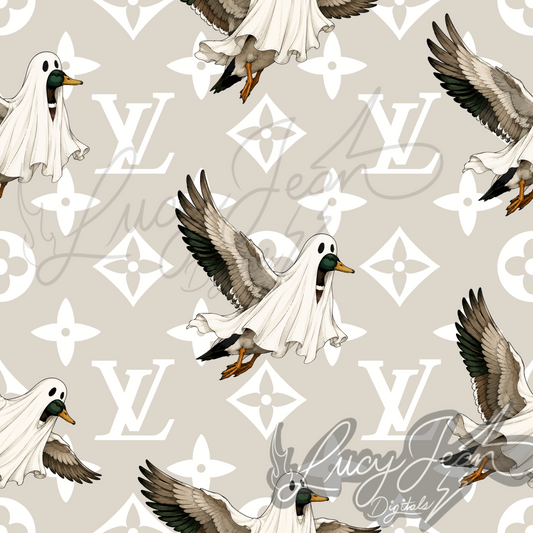 Boujee mallard ghost seamless file-2026