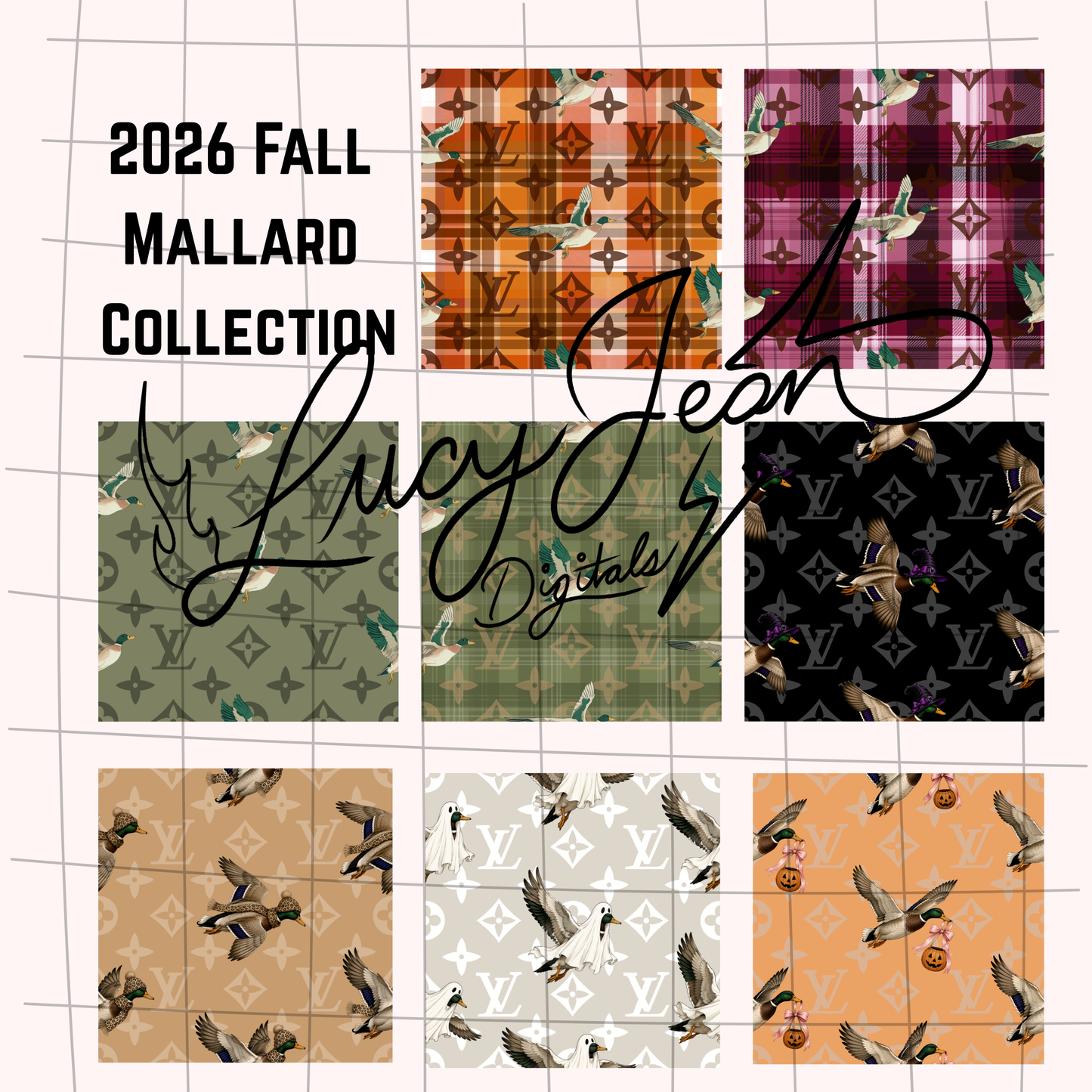 Boujee Mallard Fall Bundle seamless files(NO CODES ON THESE)-2026
