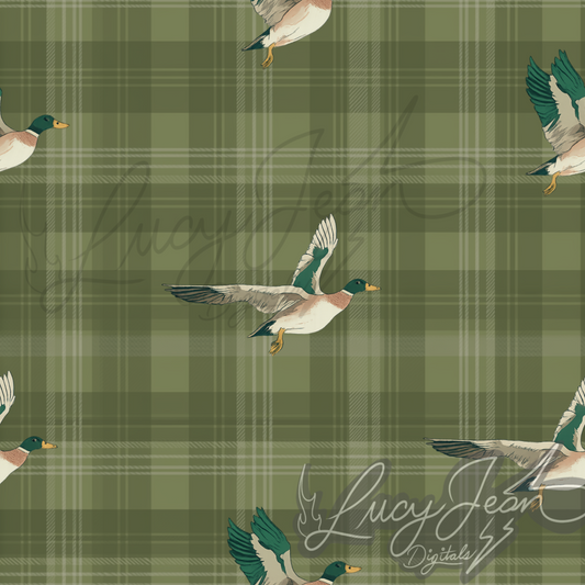 Sage plaid mallard seamless file-2026