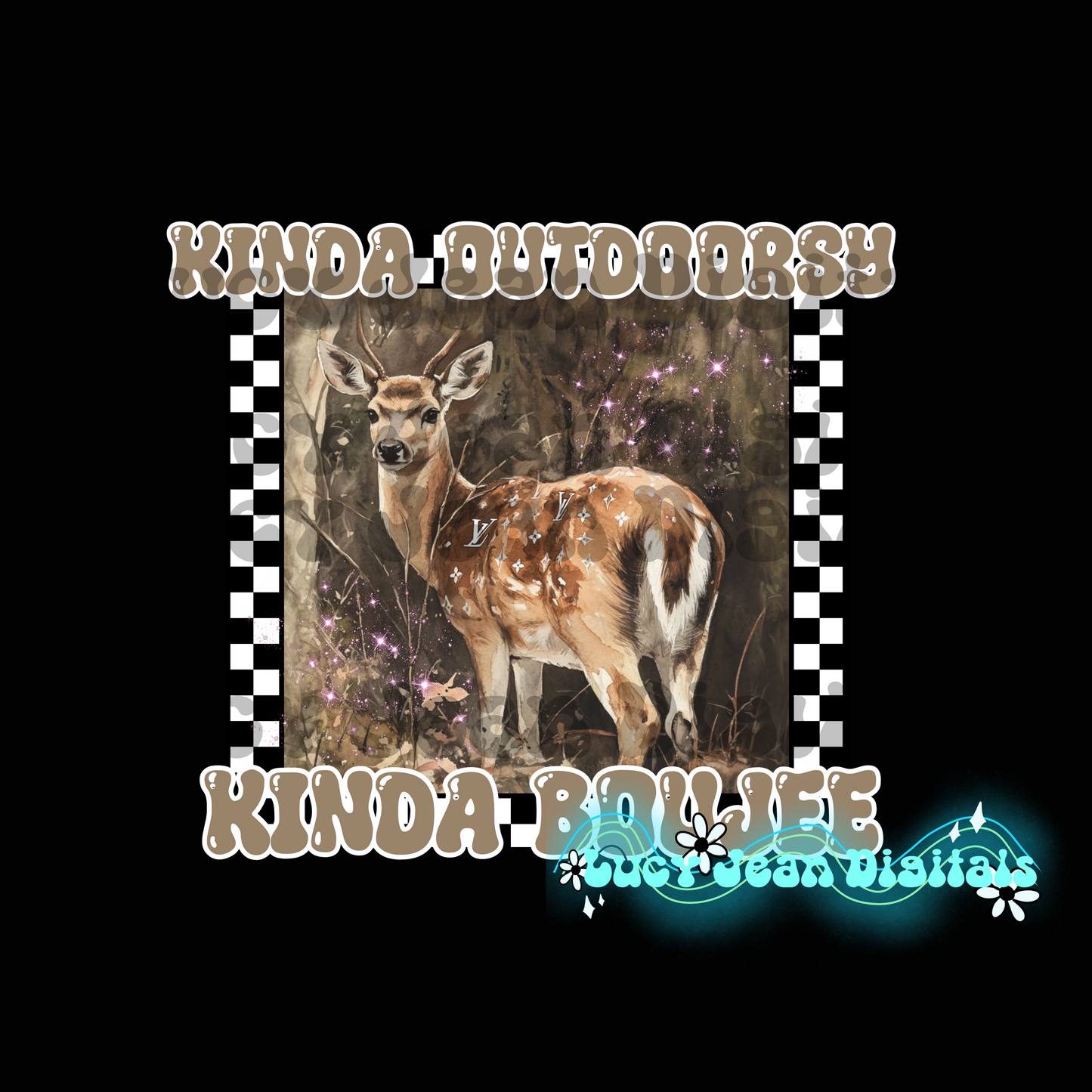 Boujee Deer PNG