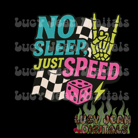 No sleep, just speed PNG