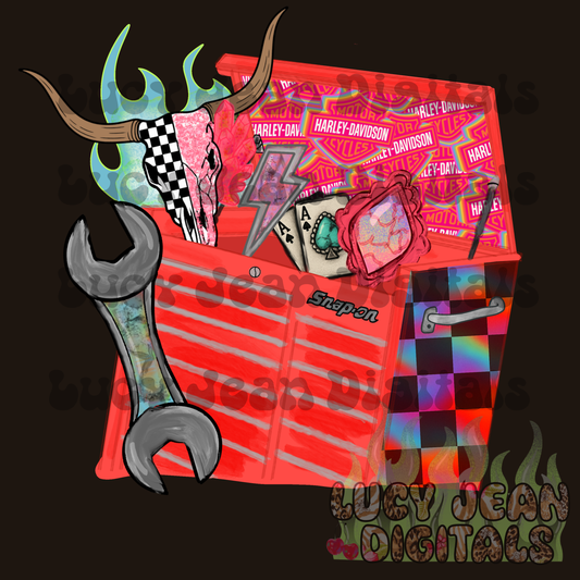 Blue Collar yallternative tool box PNG