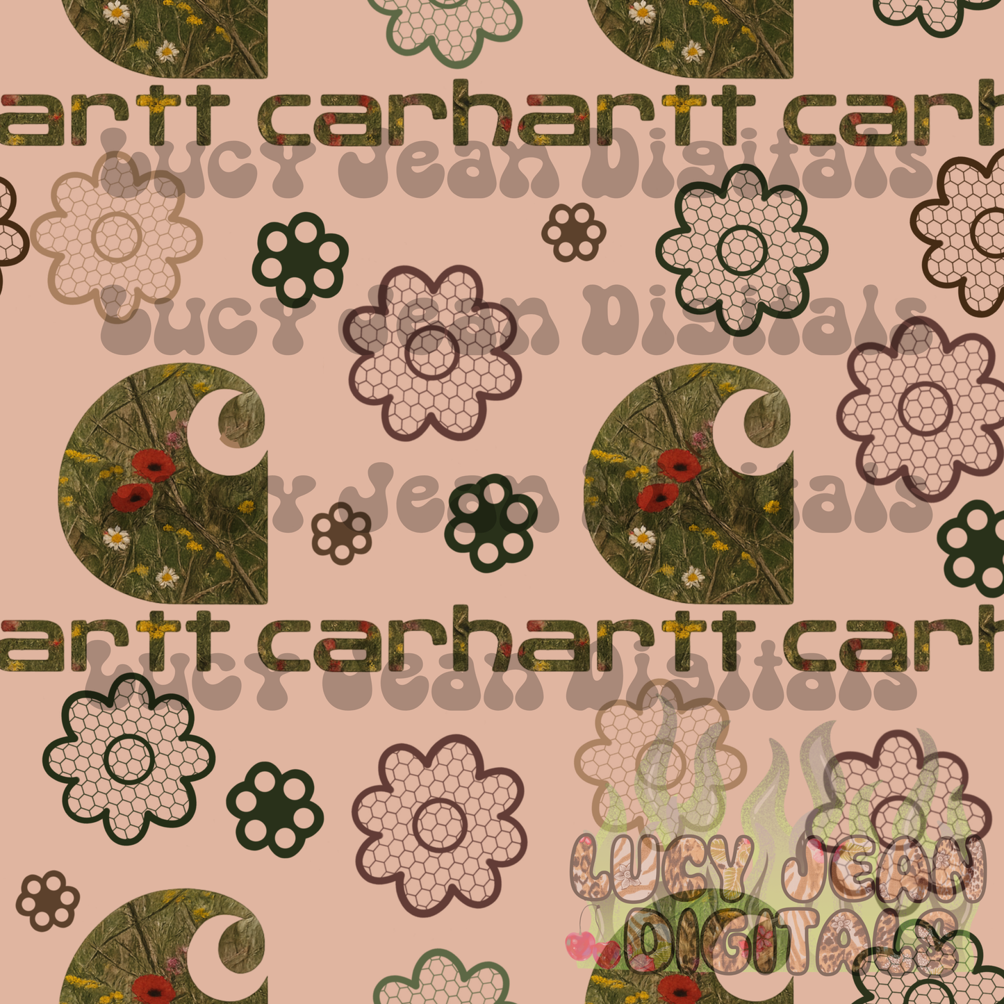 CH Camo Wildflowers Seamless File