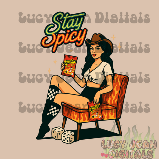 Stay Spicy Snacks PNG