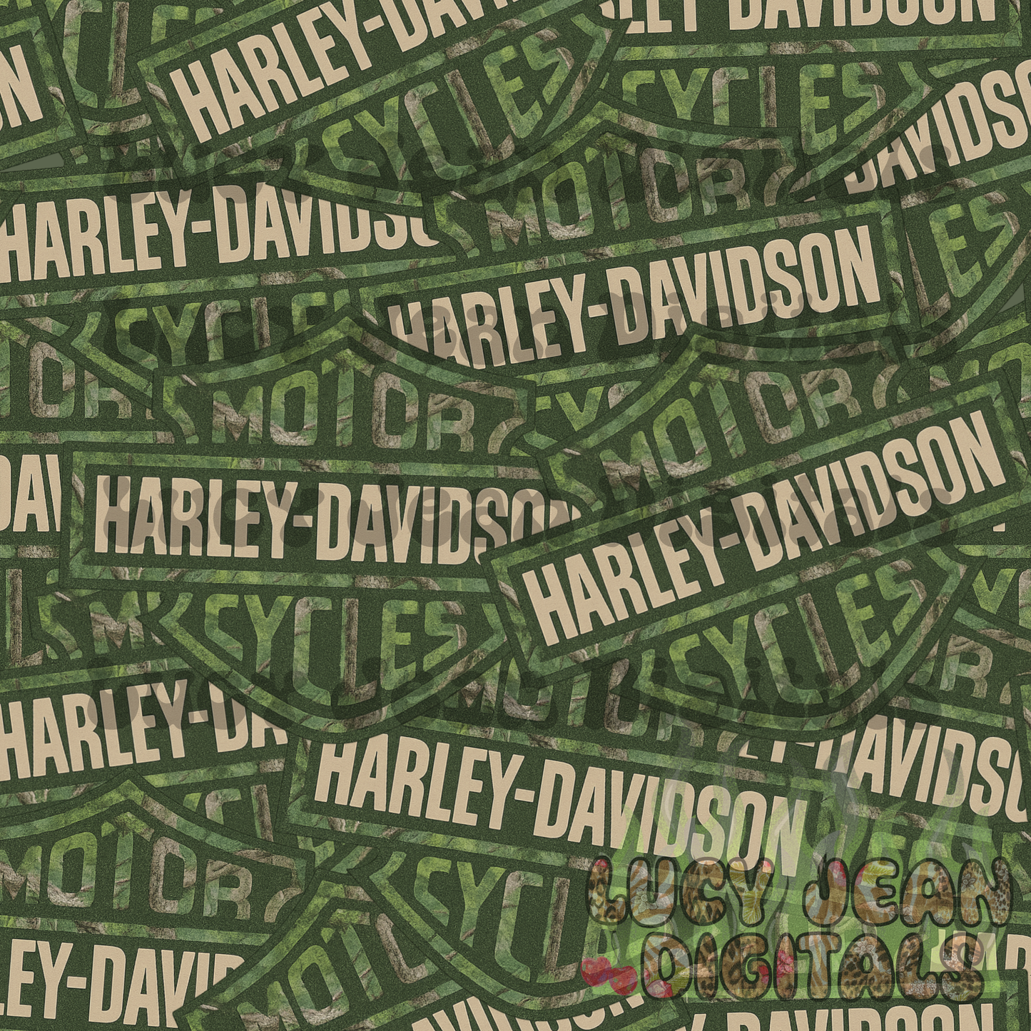 Green HD moto camo Seamless File