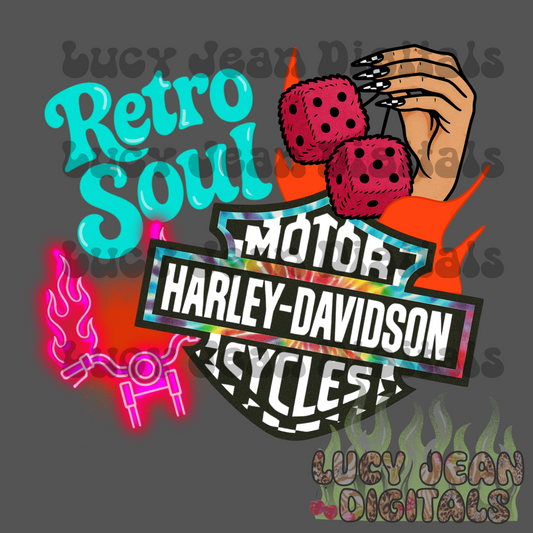Retro Soul Hd Motorcycle PNG