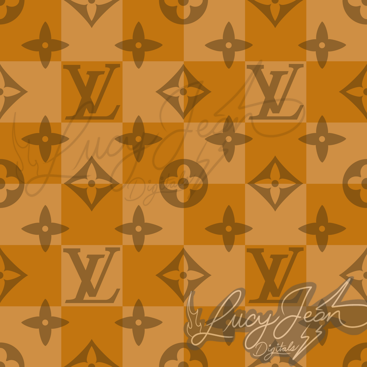 Boujee yellow checkered seamless file-2026